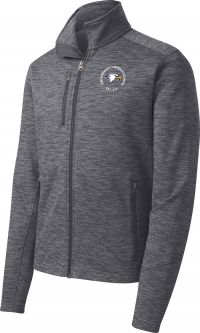 Port Authority Digi Stripe Fleece Jacket, Black